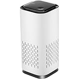 KIKI PURE A1 2021 Mini HEPA USB-C Powered Air Purifier. Ultra Portable (5.2in tall, 6.7 ounces), Ultra Quiet. for Travel, In-Car and Desktop (White)