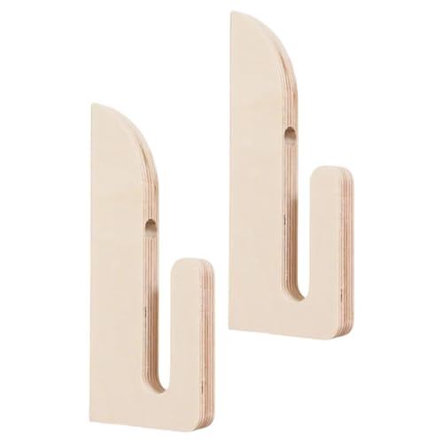 Djowyh Lot de 2 supports de skateboard - Étagère de rangement en bois robuste - Support mural pour planche de surf et skateboard - Pour collectionneurs à la...