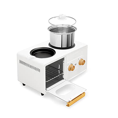 QINGGANGLING999 Brotbackautomaten Brotmaschine Haushaltsscheibe Multifunktionsmaschine Toaster Gebratenes Dämpfen und…