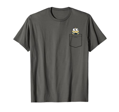 Minions Bob Mischievous Smile Pocket Hit Camiseta
