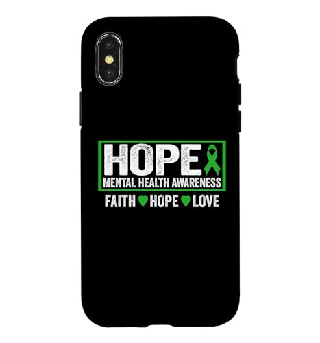 Mental Health Awareness �V���c ? Hope Mental Health Awareness �X�}�z�P�[�X iPhone X/XS �p