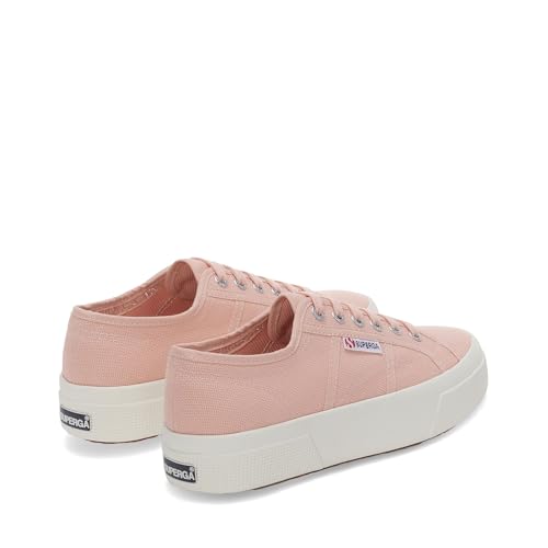 Image of Superga - Womens 2740 Platform Shoes, Color Pink Blush /F Avorio, Size: 5.5 M US Mens /7 M US Womens