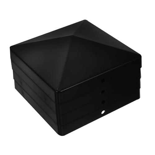 Kisangel 4 juegos Tapas para Postes de Valla de Plástico Duradero Resistente la Intemperie para Columnas de Jardín de Accesorio Reutilizable para Postes Exteriores