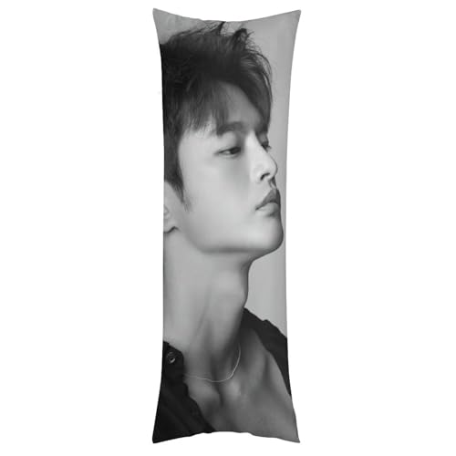 ソ・イングク18 抱き枕カバー 長方形 等身大クッションカバー 両面プリント 気持ちいい 安眠 隠しファスナー式 伸縮性 着脱簡単 肌触り良い 柔らかい 四季兼用 ベッド飾り 20"x54"