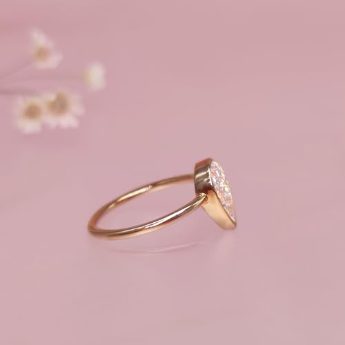 DIY Sterling Silver Classic Teardrop Ashes Ring KIT, Ashes Jewellry KIT, Ashes Keepsake, Memorial Gifts for Loss of Pet/Loved One, Memorial Ring, Cremation Jewelry for Ashes4