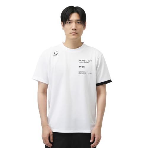 [デサント] 半袖 機能 Tシャツ 半袖シャツ 片袖切替 スポーツウェア メンズ 3Lメンズ(XO) ホワイト