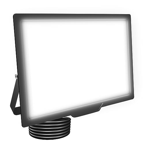 SKYWORLD 150W Outdoor LED Flood Light, 15000 Lumens Super Bright LED Floodlights, IP66 Waterproof Security Lights