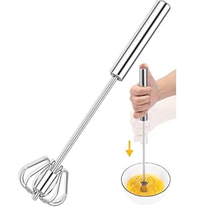 Dsotien Hand Push Whisk, Semi-Autom...