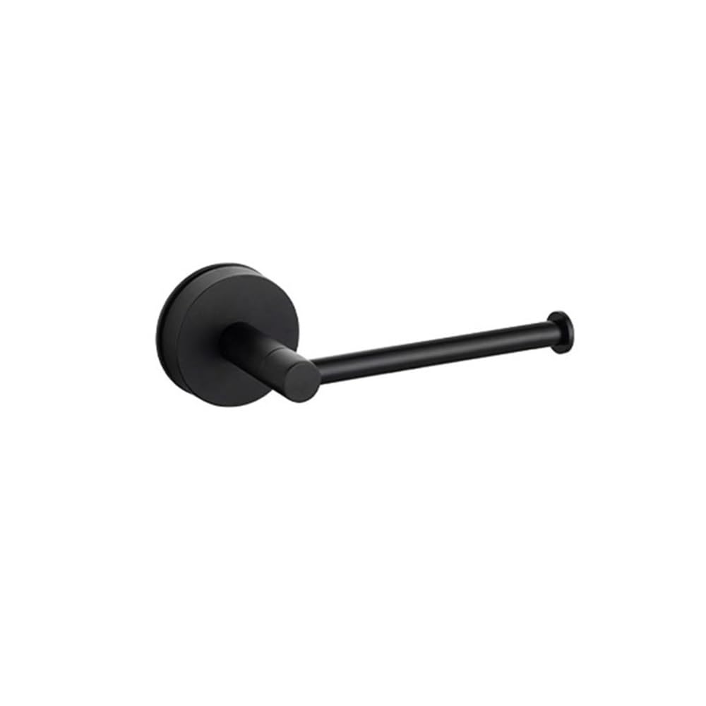 Portasciugamani di carta igienica Portasciugamani da parete per armadietto da cucina in acciaio inossidabile Portarotolo di carta Accessori per il bagno Accessori da cucina (Nero)