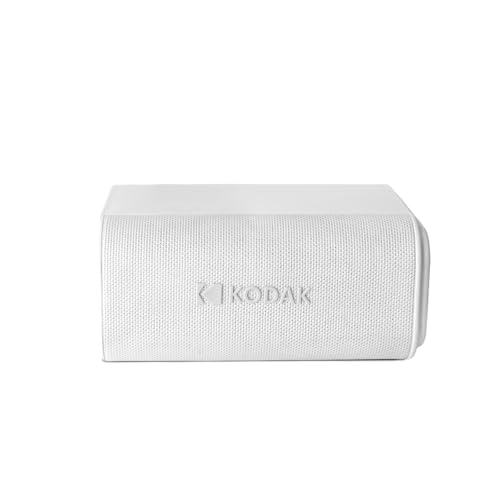 Kodak SoundBrix Plus - Altavoz Bluetooth portátil Doble, conexión magnética hasta 100 Altavoces inalámbricos, Sonido estéreo de Graves Potente de 10 W, Alcance de 50 m, reproducción de 8 Horas