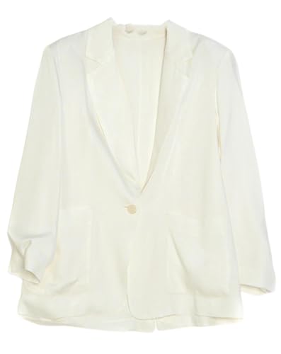 Blazer de costume en satin pour le retour à la maison veste chic