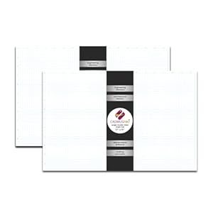 CADMUSPRO A+ 2er Pack Millimeterpapierblöcke