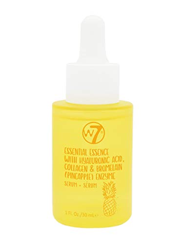 W7 Essential Essence Face Serum - Hyaluronic Acid & Pineapple Extract Facial Serum - Rejuvenating & Protecting Skin