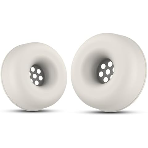 POZCIS Silicone Ear Pads Compatible with JBL Tune 520BT Headphones, Sweat-Proof and Washable Earpads Covers Accessories for JBL Tune 520BT Headphones(White) Cover