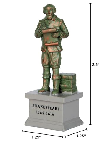 Estatua William Shakespeare Lemax Village Collection miniatura 2