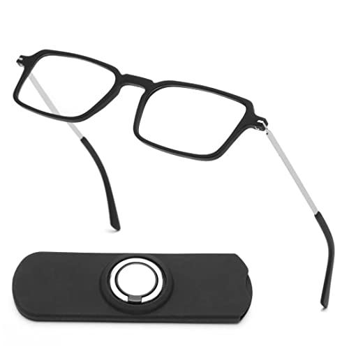 Amorays Blue Light Reading Glasses 2.0, Compact Reading Glasses 2.0,Rectangle Frame Stylish Design So Neatly Fits into Pockets & Bags
