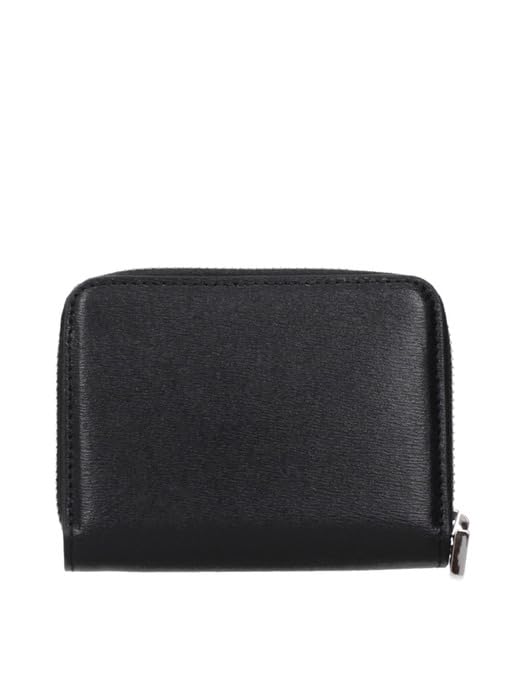 Versace Women's Black Leather Zip Around Wallet3