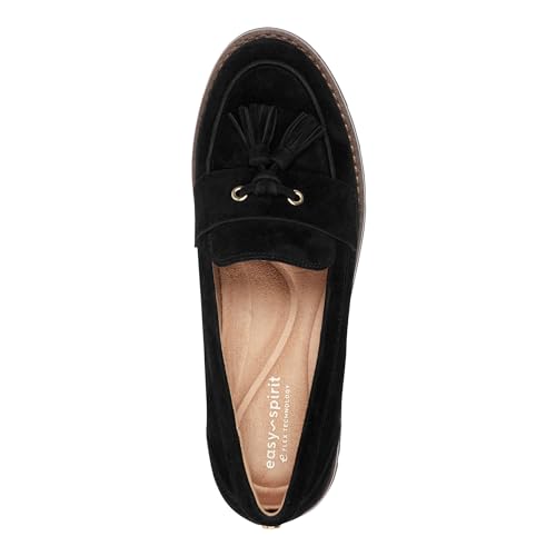 Easy Spirit Womens Vienne Black Suede 7 Medium - image 2