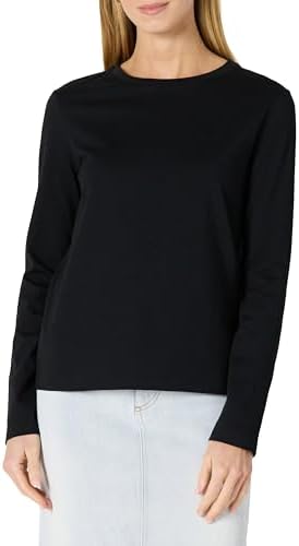 Amazon Essentials Women’s 100% Cotton Regular-Fit Long-Sleeve Crewneck T-Shirt Amazon Essentials Women’s 100% Cotton Regular-Fit Long-Sleeve Crewneck T-Shirt