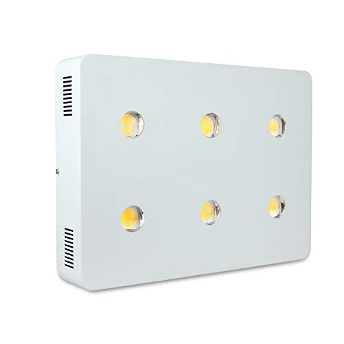 Jasmin FS 1200W COB Full Spectrum CXA3070 Chip Plant Growth Light for Indoor Hydroponic Plants Veg and Flower Dual Growth and Bloom Switches Growing Lamps Gardening Plug UK Widely Used