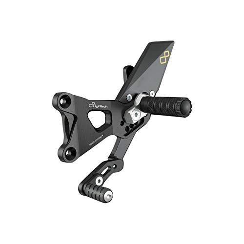 Pedane regolabili lightech poggiapiede snodato