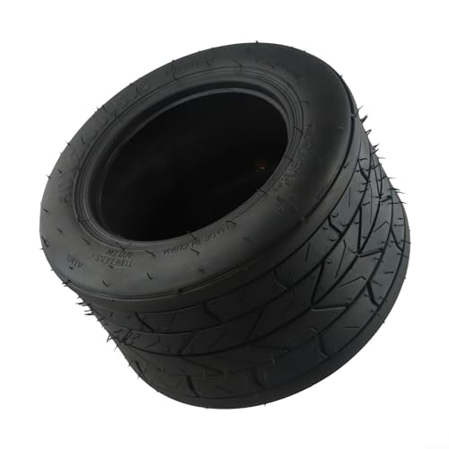 10 Inch Tubeless Tire for Electric Vehicles, Compatible with 10x6.00-5.5 and 10 * 6.00-6 Sizes, Puncture Resistant Rubber Outer Tire Replacement for E-Scooters（10 * 6.00-5.5 15cm）