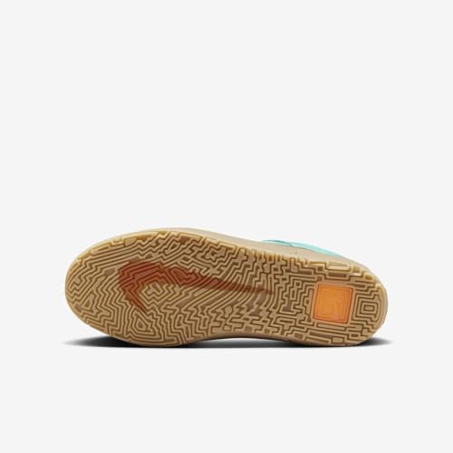 Nike SB Day One Big Kids' Skate Shoes (FN4210-301, Green Frost/Phantom/Gum Light Brown/Dark Russet) Size 62