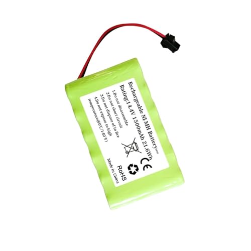 PonpEd Batteria al Litio Ricaricabile for aspirapolvere da 14,4 V 1500 mAh. Compatibile con Aiibot T289. Batteria for aspirapolvere Robot spazzante.