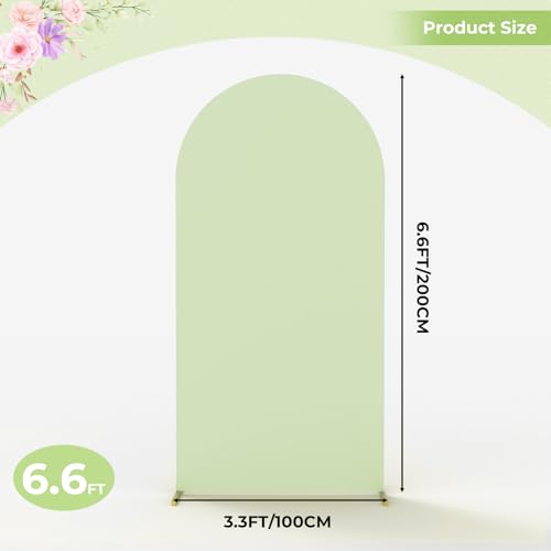 Funda de Arco de Bodas Babenest 6.6ft Verde para Fotografía miniatura 4