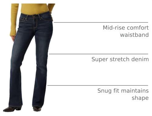 Image of Levi Strauss Signature Gold Women's 03 Essentials Mid-Rise Bootcut Jeans Stretch Denim, (Also Available in Plus)