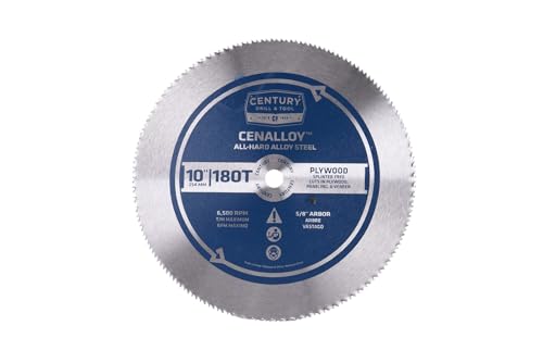 Century Drill & Tool 08216 Cenalloy Plywood Circular Saw Blade