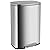 FDW 13 Gallon/50 L Garbage Can Kitchen Trash Can with Lid for Office Bedroom Bathroom Step Trash Bin Fingerprint-Proof Brushed Stainless Steel 13 Gallon / 50 Liter