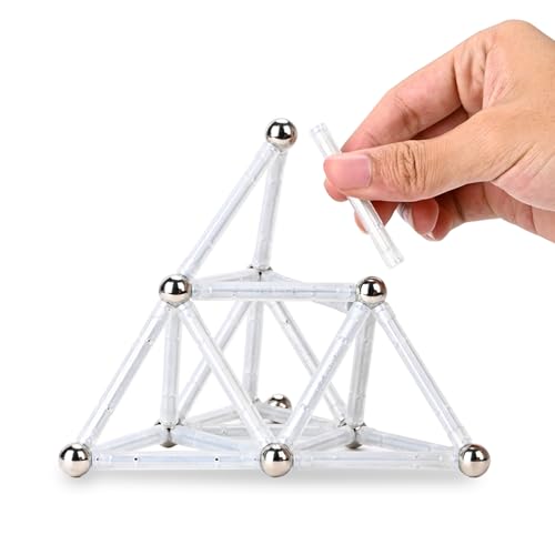 BANBBY 70 Stück Magnetspielzeug Aufgerüstet 58mm Bausticks Set für...