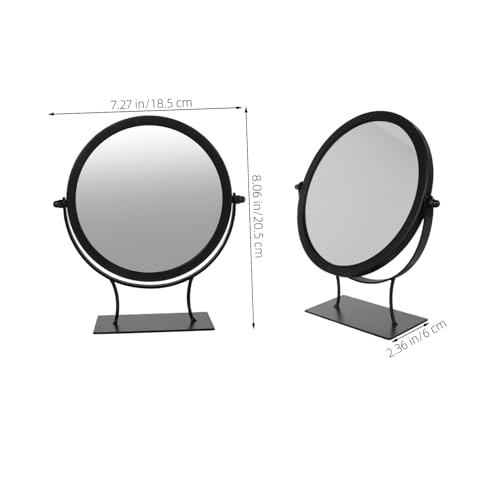 Espejo de maquillaje de escritorio Baluue rotativo miniatura 2