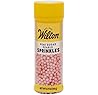 Wilton Pink Sugar Pearls, 5 oz.