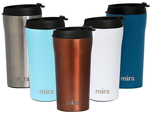 MIRA 12 oz Stainless Steel Insulated Travel Mug for Coffee & Tea |