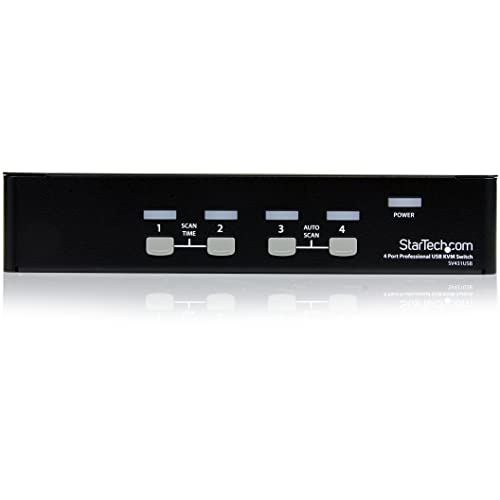 StarTech.com 4-poorts VGA USB KVM Switch met hub, VGA KVM schakelaar voor 4 pc's, desktop KVM switch met 4x USB 2.0, 1x… - Image 3