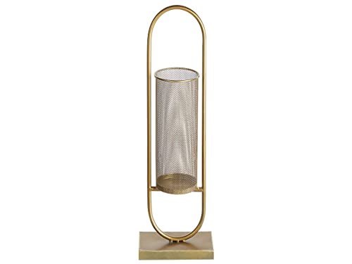 Candelero de metal dorado 73 cm portavelas sala de estar dormitorio Bohol Cover