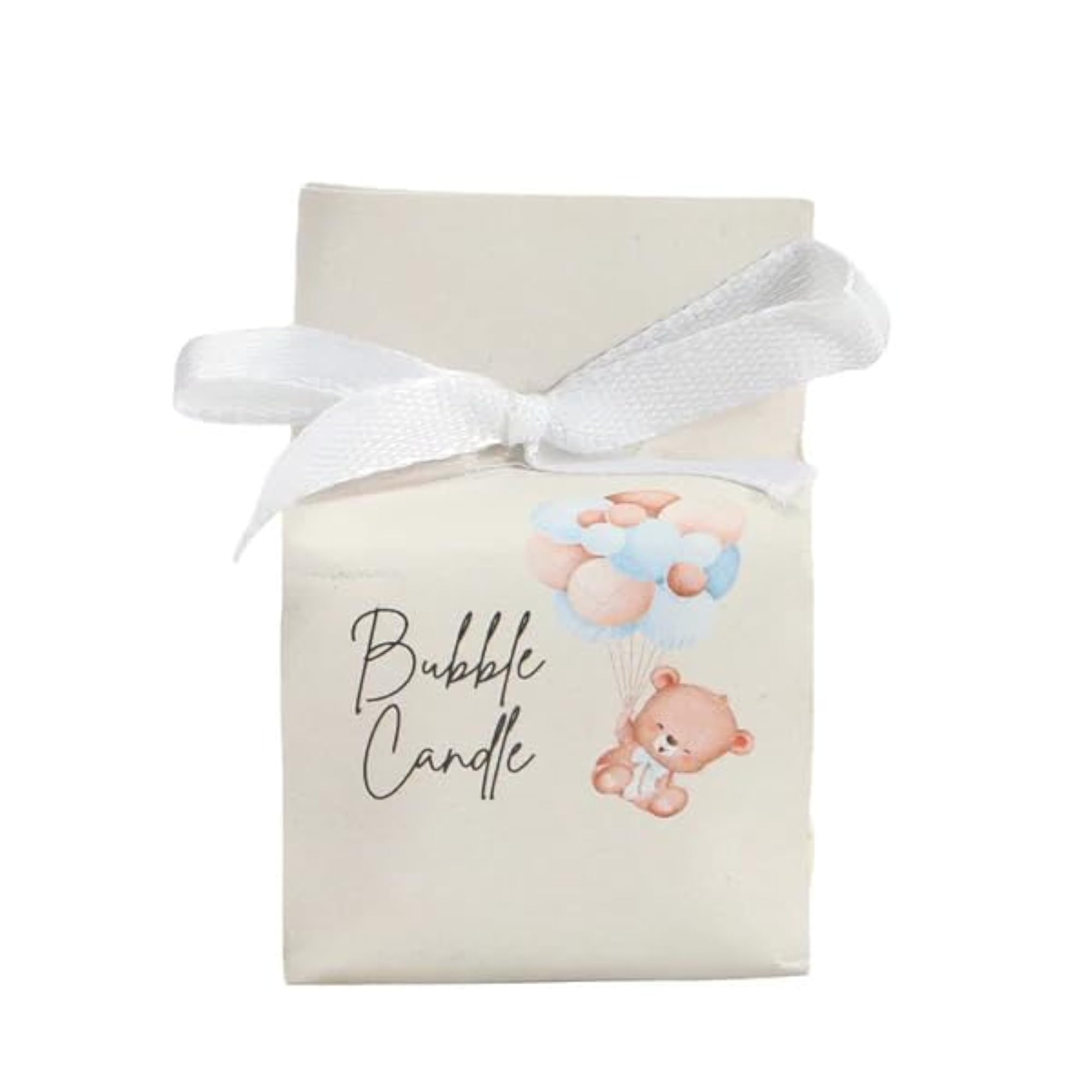 Bubble Cloud Decorative Candle, Ivory White