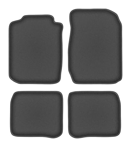 Tapis de voiture pour Toyota Corolla E11 Durban lot de 4 tapis de sol anti-usure graphite