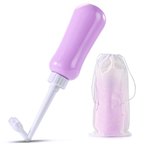 Image of Portable Bidet Travel Large Capacity 15.8oz Personal Toilet Handheld Purple
