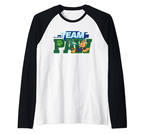 T-shirt Chase Paw Patrol baseball raglan vêtement enfant Pat Patrouille confortable