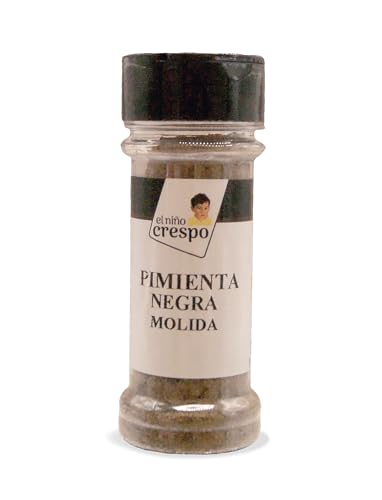 El Niño Crespo - Tarro de Pimienta Negra Molida 45 g -...