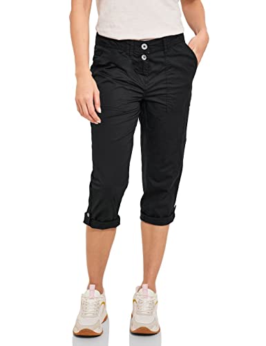 Cecil Damen B376386 3/4 Sommerhose, Black, 31