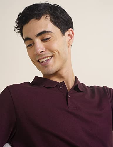 DAMENSCH Men’s Regular Fit Half Sleeve Polo T-Shirt | 3 Button Polos for Men