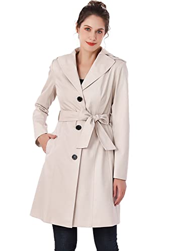 BGSD Women Aleah Waterproof Hooded Trench Coat - Regular & Plus Size3