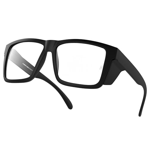 MAXJULI XXL Size Z87 Sunglasses with Side Shield for Big Wide Heads Men TR90 Ultralight UV400 Protection Glasses 8228S4