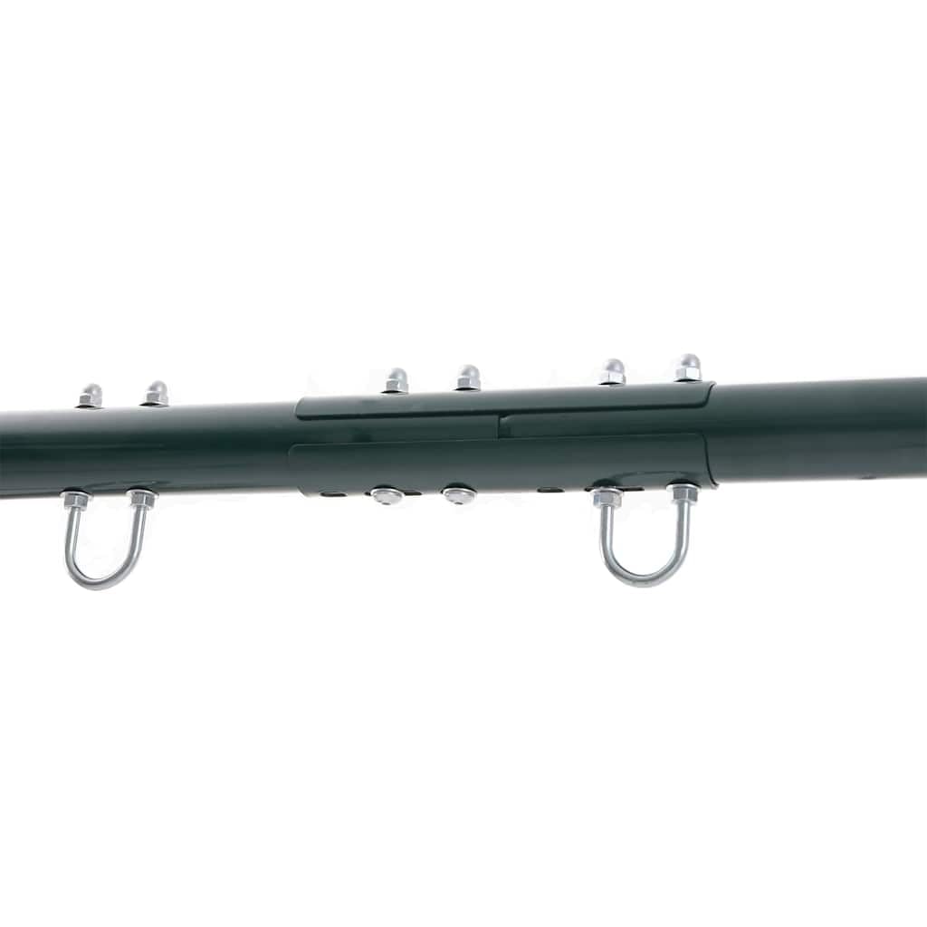 Schaukel-Set mit Schaukelsitz, Kletterschaukel, Nestschaukel aus lackiertem Stahl, 341x185x185 cm, 200 kg Belastbarkeit, für Garten, Outdoor Spielplatz, Kinderspielzeug, Bewegung, Balance