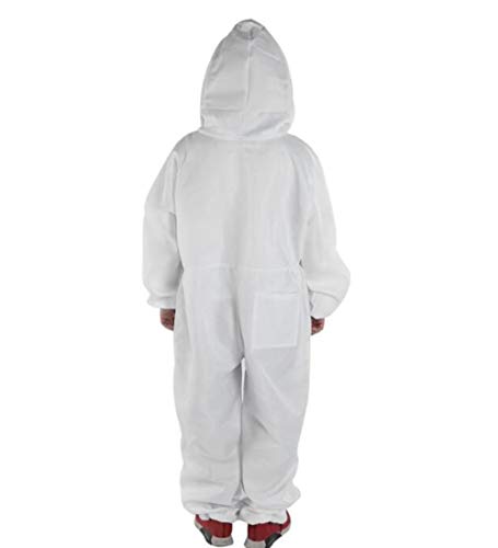 LTBEE Imker Profi Imkeranzug Imkeranzug weiß Weltraumanzug mit selbststützendem Schleier für Bienenhalter – Bild 7