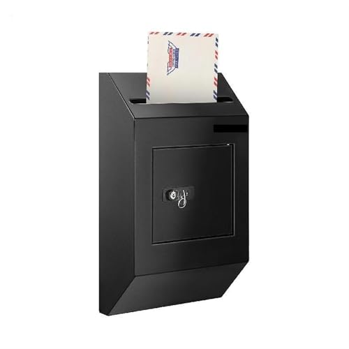 GIYXHU Buzón Buzón de sugerencias, 41x25,5x10 Cm, Caja de donaciones, buzón de sugerencias, buzón en Forma de corazón, Resistente al Agua for la Escuela y la Oficina para Casa